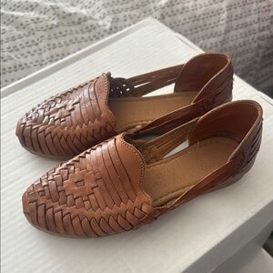 Women's Brown Leather Loafers